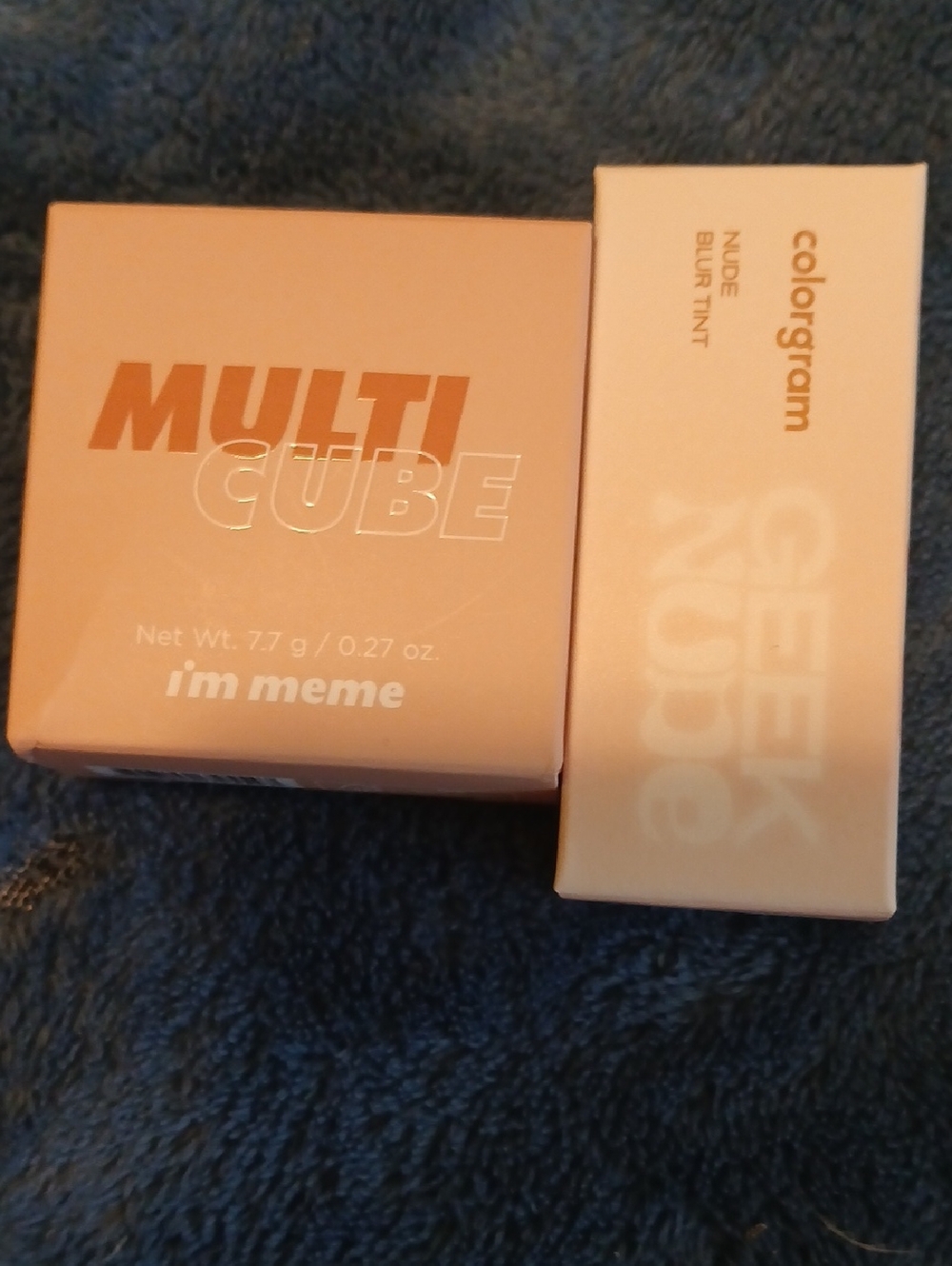 i'm meme Multi Cube - Vanilla Double Shot & Colorgam Nude Blur Tint- Vintage Red